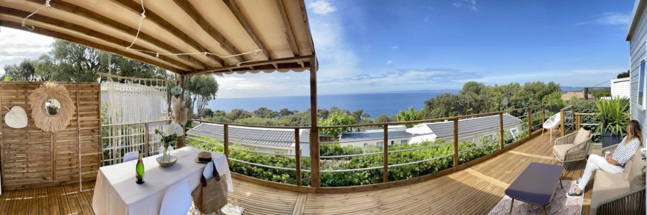 Mobil Home Superbe Vue Mer St Raphael Saint-Raphaël Kültér fotó