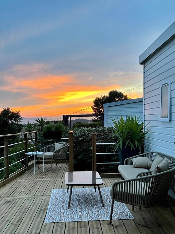 Mobil Home Superbe Vue Mer St Raphael Saint-Raphaël Kültér fotó